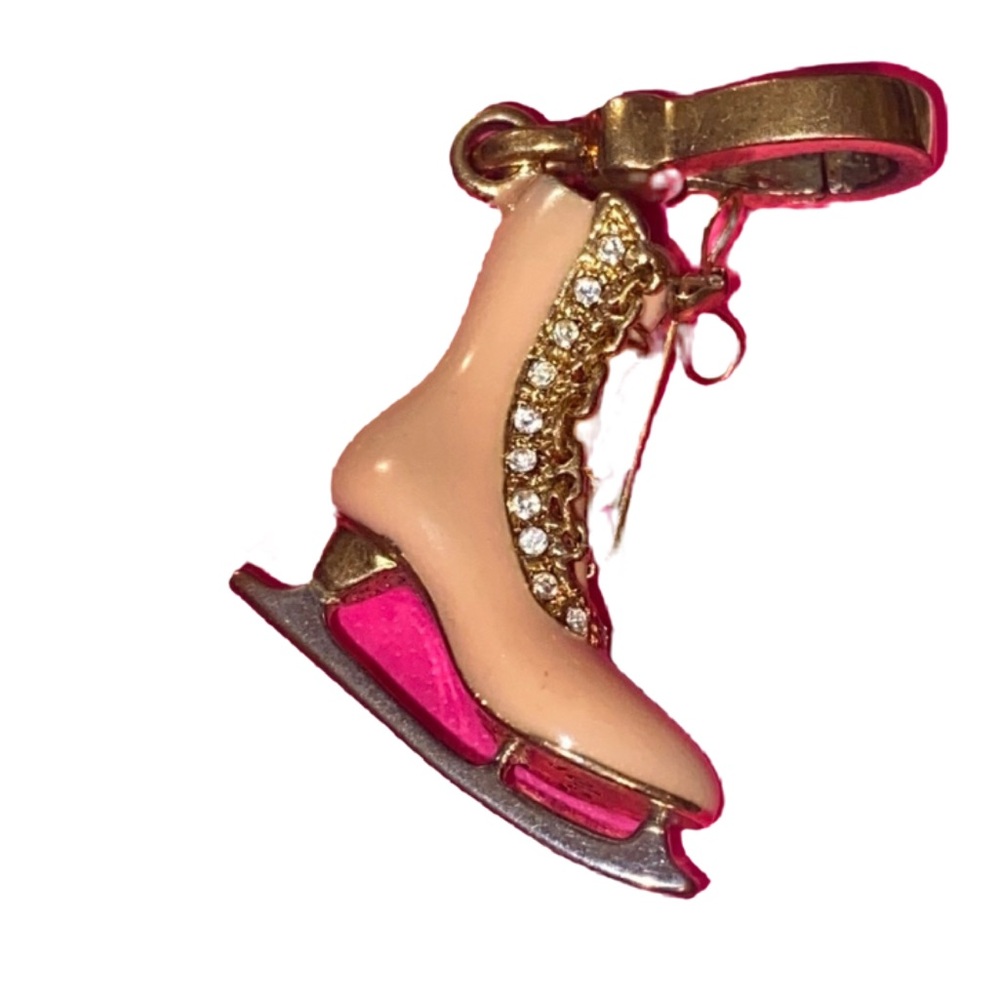 JUICY COUTURE PINK ICE SKATE CHARM